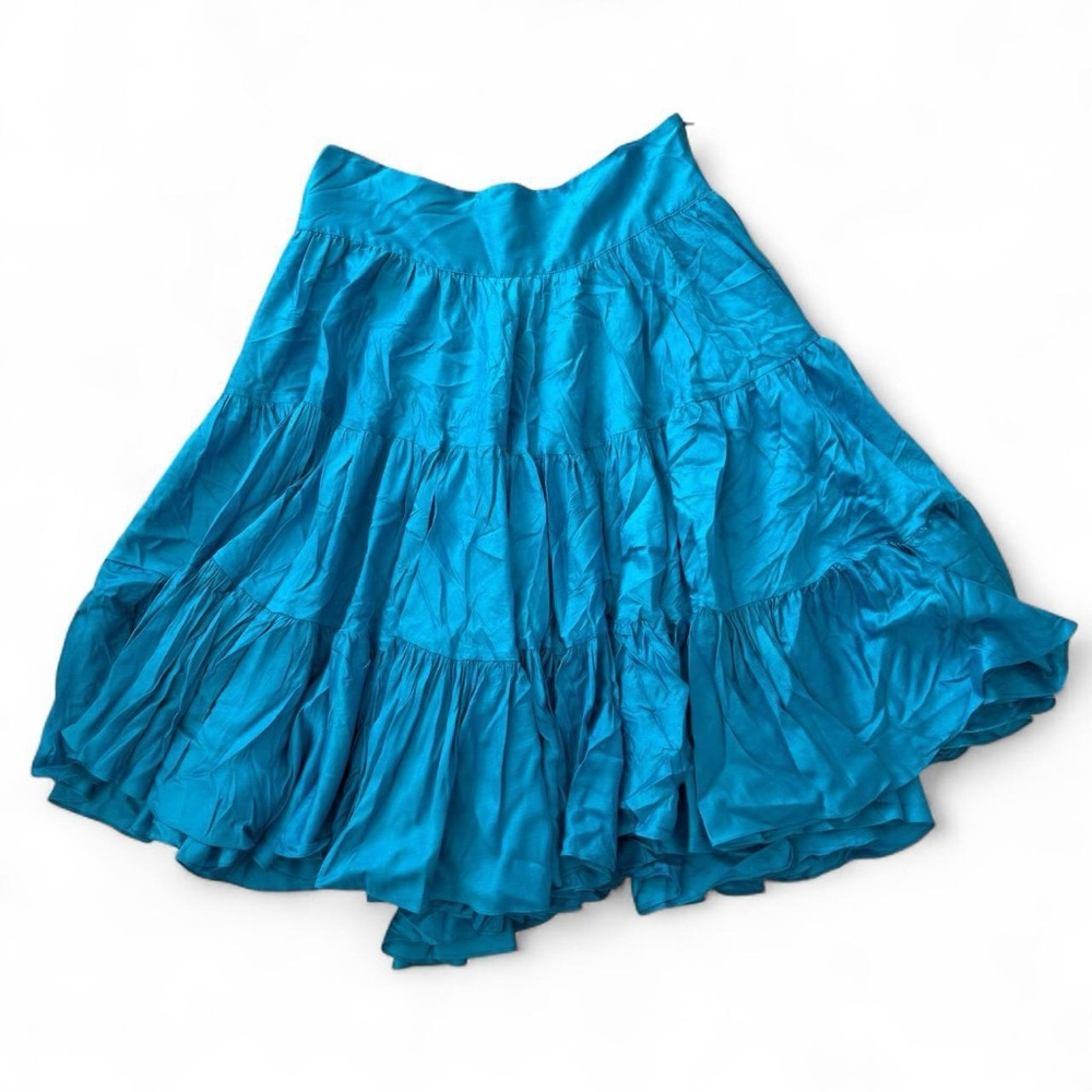 Ralph Lauren Vibrant Blue Midi Skirt